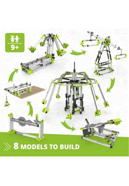 Engino STEM SÚPRAVA ZÁBAVNÉHO PARKU: London Eye a Ruské koleso