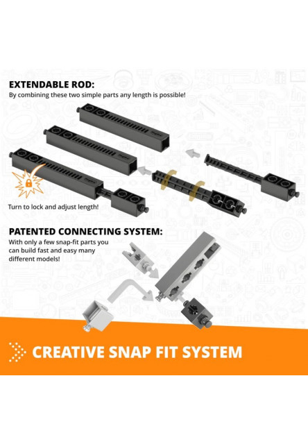 Engino Inventor 50 models motorizovaný set - multi models
