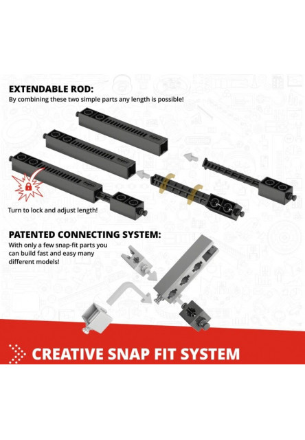 Engino Inventor 90 models motorizovaný set - multi models