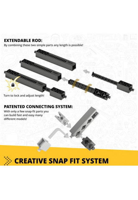 Engino Inventor 120 models motorizovaný set - multi models