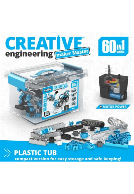 Engino Creative engineering 60 in 1 motorized : maker master