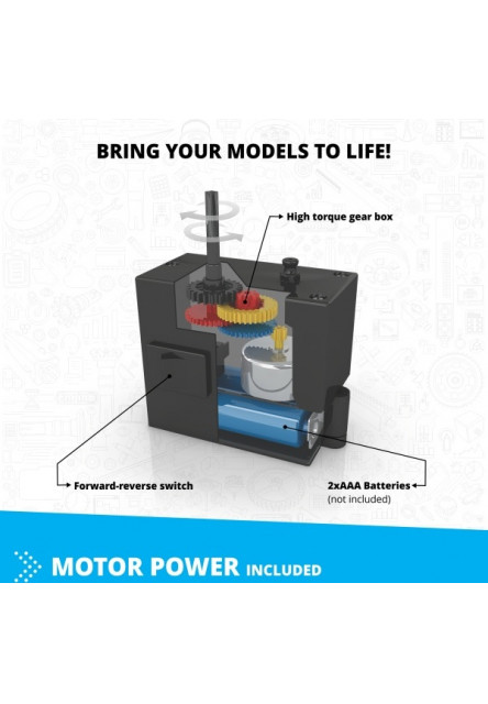Engino Creative engineering 60 in 1 motorized : maker master
