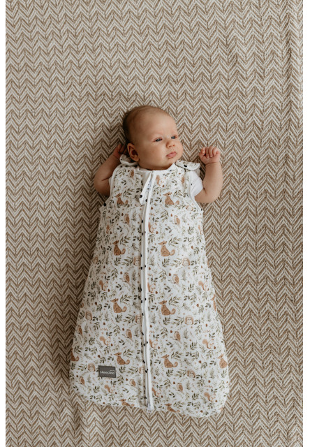 Spací pytel Sleepee Newborn Ivory Forest