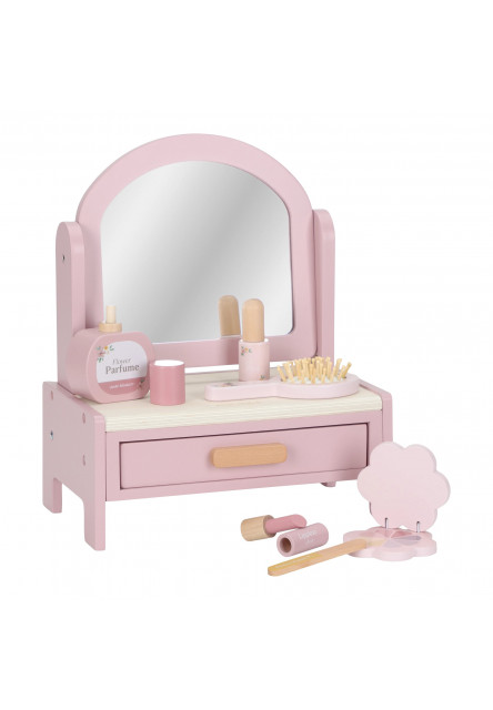 Toaletní stoleček dřevěný Pink Little Dutch
