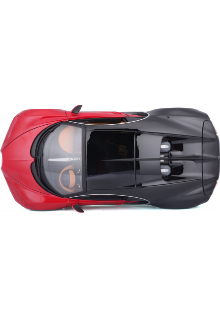Bburago 1:18 Plus Bugatti Chiron black/red