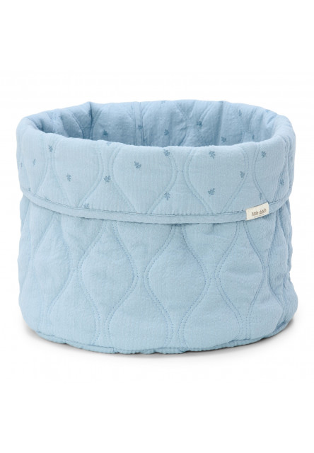 Košík textilní oboustranný velký Pure Denim Blue