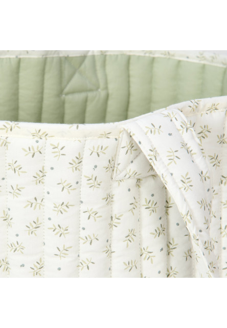 Košík textilní oboustranný extra velký Blueberry Leaves