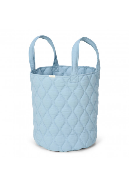 Košík textilní oboustranný extra velký Pure Denim Blue