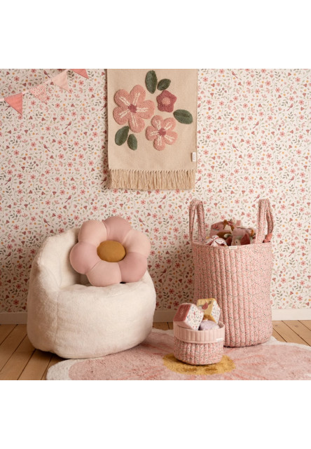 Košík textilní oboustranný extra velký Fairy Floral