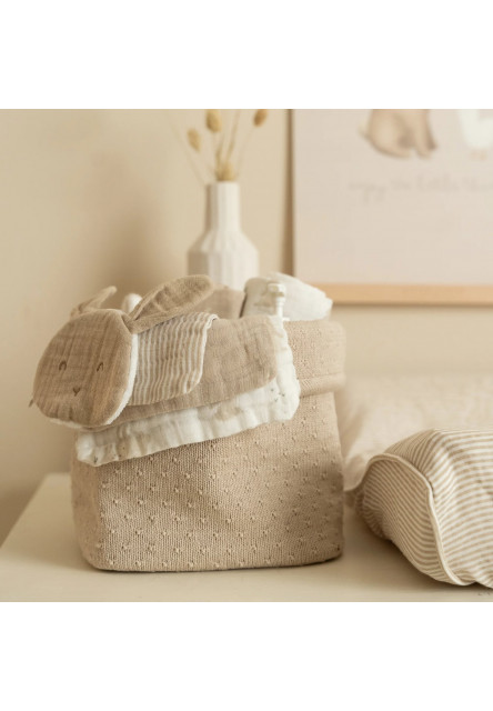 Košík pletený malý Pure Soft Beige