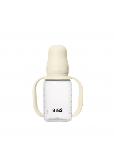 BIBS detská fľaša so silikónovým náustkom 150 ml (Blush)
