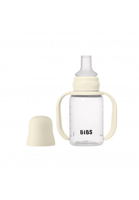 BIBS detská fľaša so silikónovým náustkom 150 ml (Blush)