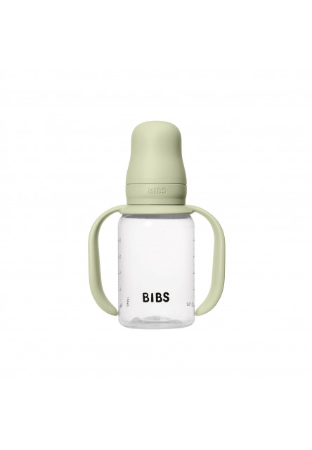 BIBS detská fľaša so silikónovým náustkom 150 ml (Ivory)