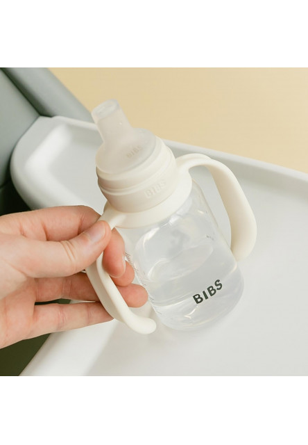 BIBS detská fľaša so silikónovým náustkom 150 ml (Sage)