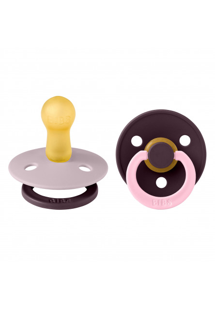 BIBS STUDIO Colour Fusion cumlíky z prírodného kaučuku 2ks – veľkosť 2 (Baby Blue Petrol mix)