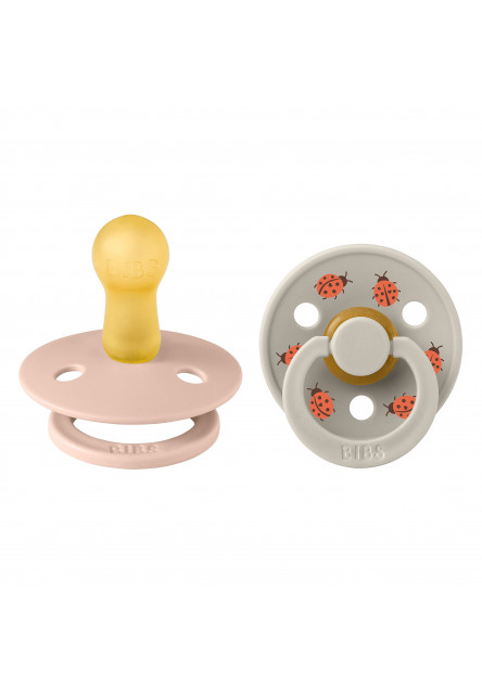 BIBS STUDIO Colour Ladybug cumlíky z prírodného kaučuku 2ks – veľkosť 2 (Violet Sky Mix)