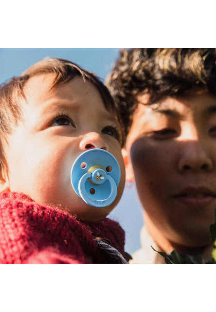 BIBS STUDIO Colour Bumblebee cumlíky z prírodného kaučuku 2ks – veľkosť 2 (Mushroom Mix)