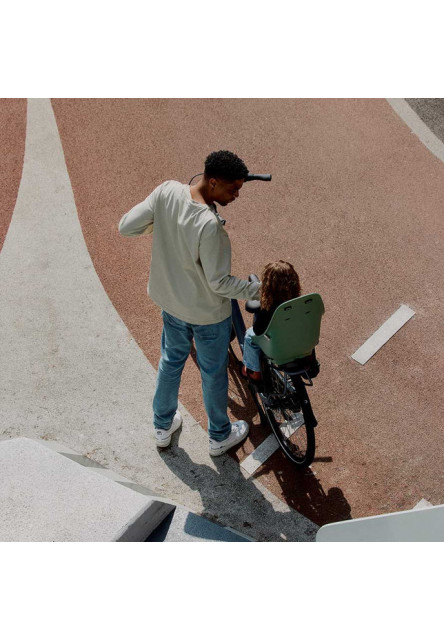 Zadná sedačka Ta-ke na bicykel pre MIK nosiče Icho Zelená/Bincho Čierna Icho Zelená/Bincho Čierna