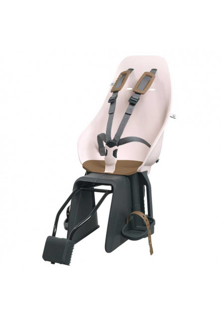 Zadná sedačka na bicykel Ta-ke s adaptérom a nosičom na rám SET Sakura Ružová/Kurumi Hnedá Sakura Ružová/Kurumi Hnedá