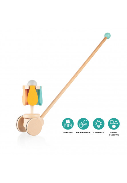 Dřevěný jezdík květina, Flower