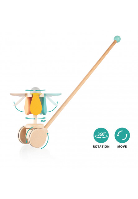 Dřevěný jezdík květina, Flower