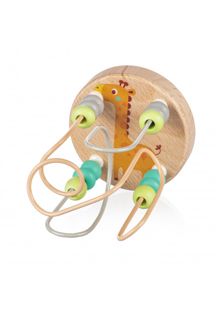 Dřevěná aktivity hračka, Giraffe