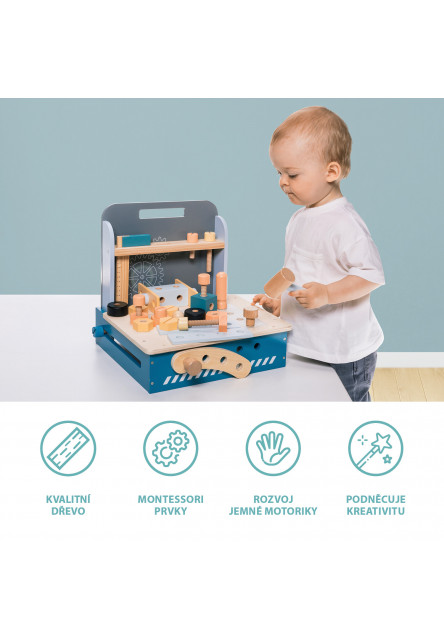 Dřevěný ponk skládací, Wood