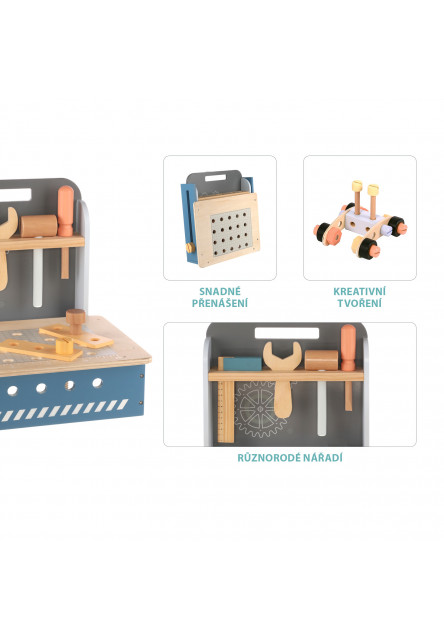 Dřevěný ponk skládací, Wood