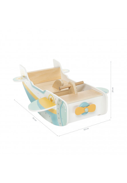 Dřevěná montessori houpačka letadlo, Wood