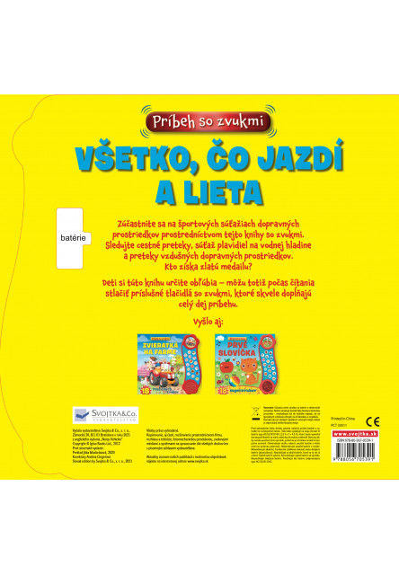 Príbeh so zvukmi – Všetko, čo jazdí a lieta – 18 rôznych zvukov