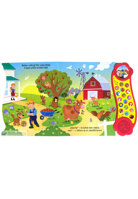 Príbeh so zvukmi - Veselá farma – 18 rôznych zvukov