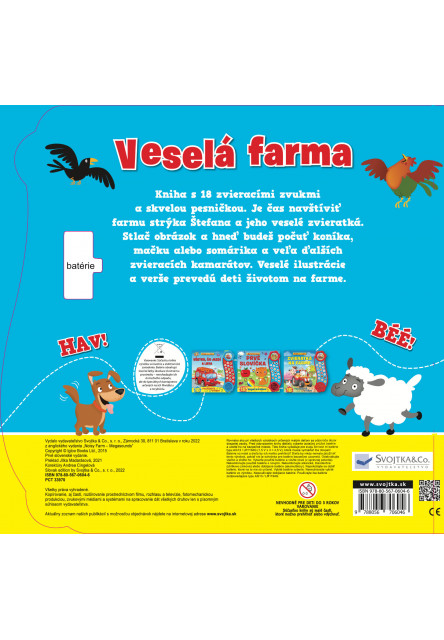 Príbeh so zvukmi - Veselá farma – 18 rôznych zvukov