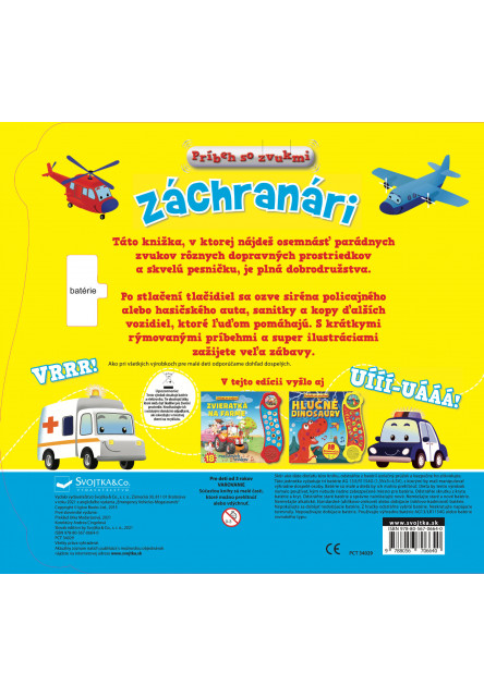 Príbeh so zvukmi Záchranári – 18 rôznych zvukov