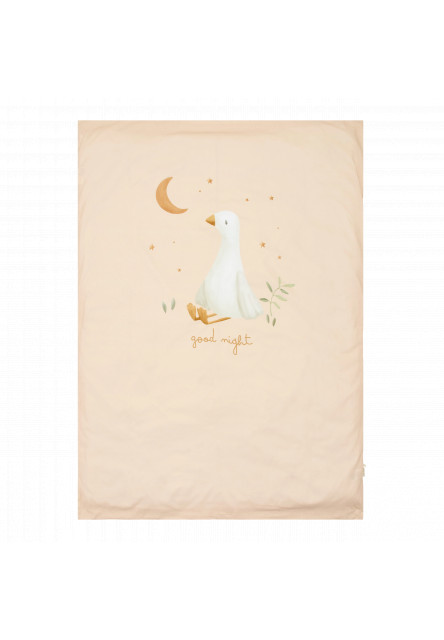 Povlečení 140x100 a 40x60 cm Husa Newborn Naturals