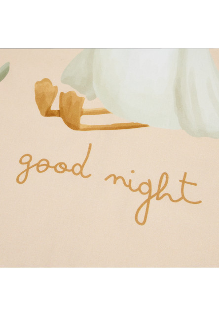 Povlečení 140x100 a 40x60 cm Husa Newborn Naturals