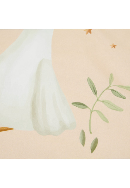 Povlečení 140x100 a 40x60 cm Husa Newborn Naturals