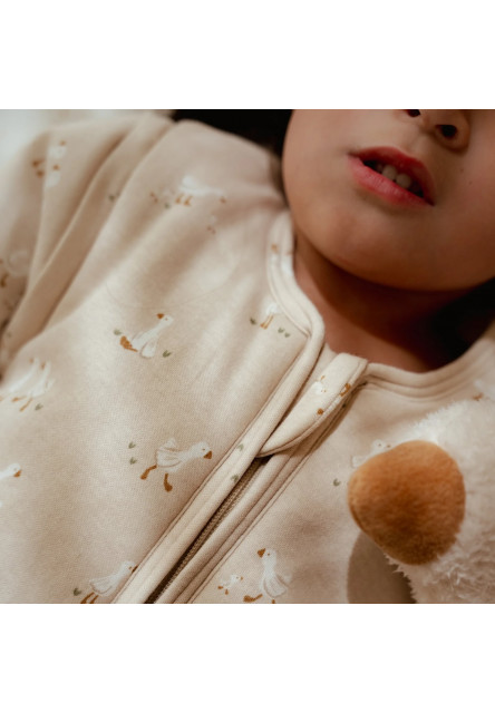 Spací pytel s oddělitelnými rukávy 90 cm Husa Newborn Naturals