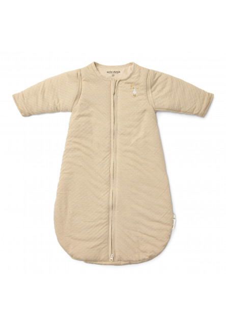 Spací pytel s oddělitelnými rukávy 90 cm Husa Beige Newborn Naturals