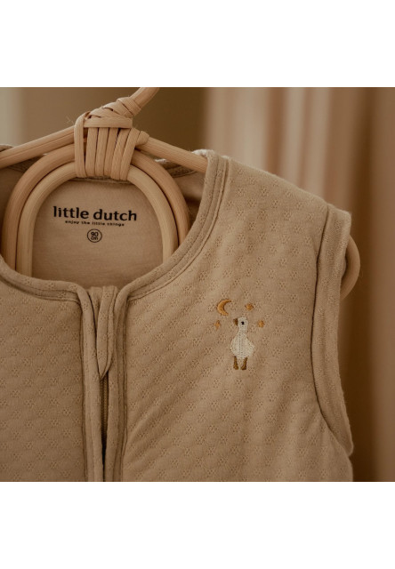 Spací pytel s oddělitelnými rukávy 90 cm Husa Beige Newborn Naturals