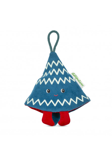 Lilliputiens – vianočná plyšová dekorácia – červená elfka Lilli