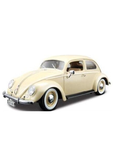 Bburago 1:18 Volkswagen Beetle 1955 Beige