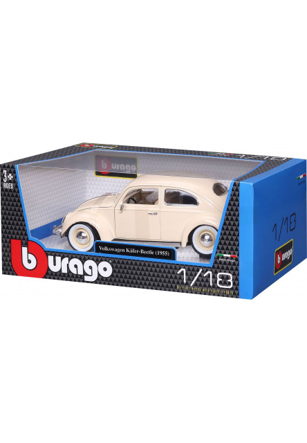 Bburago 1:18 Volkswagen Beetle 1955 Beige