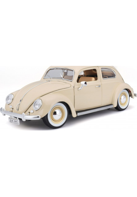 Bburago 1:18 Volkswagen Beetle 1955 Beige