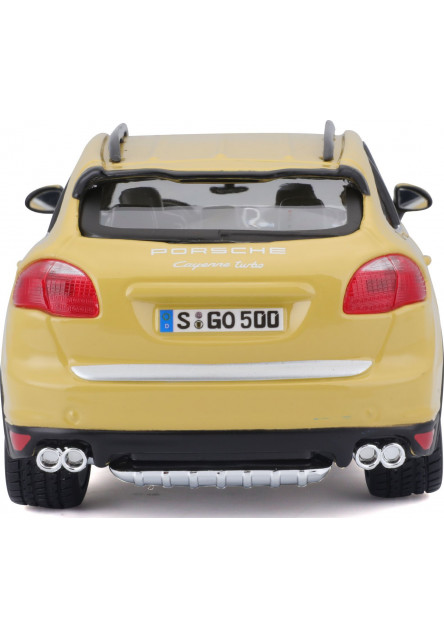 Bburago 1:24 Plus Porsche Cayenne Turbo Yellow