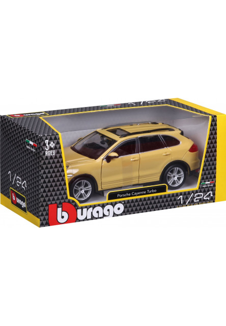 Bburago 1:24 Plus Porsche Cayenne Turbo Yellow