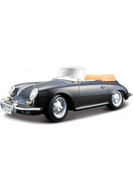 Bburago 1:24 Porsche 356 B Cabriolet Black Bburago
