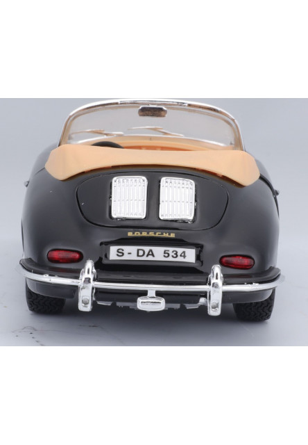 Bburago 1:24 Porsche 356 B Cabriolet Black
