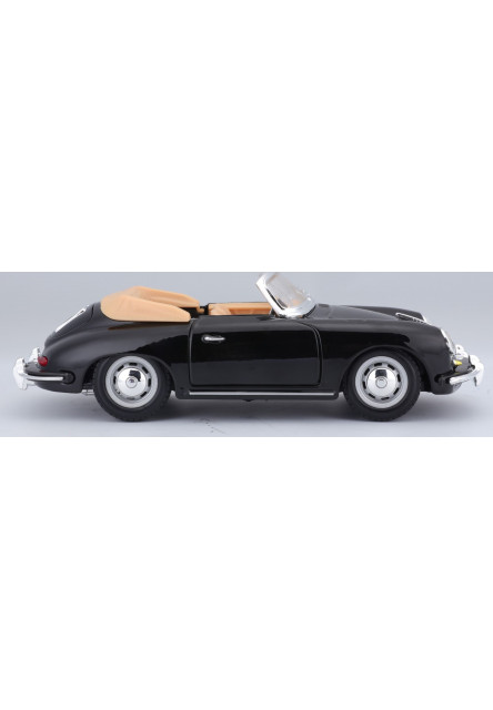 Bburago 1:24 Porsche 356 B Cabriolet Black