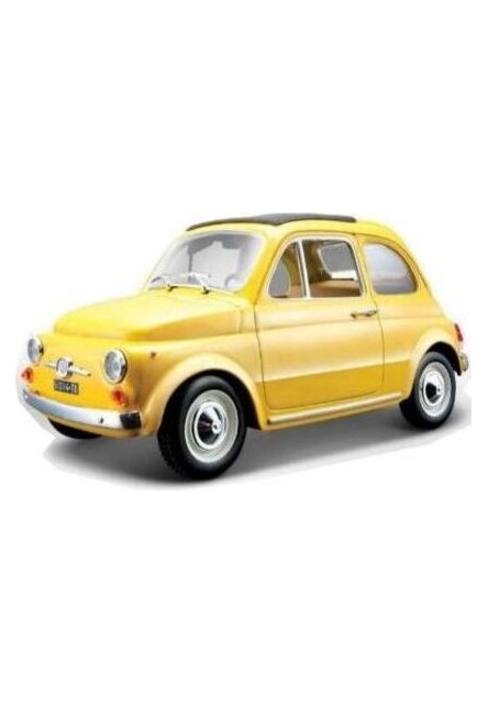 Bburago 1:24 Fiat 500 F 1965 Yellow