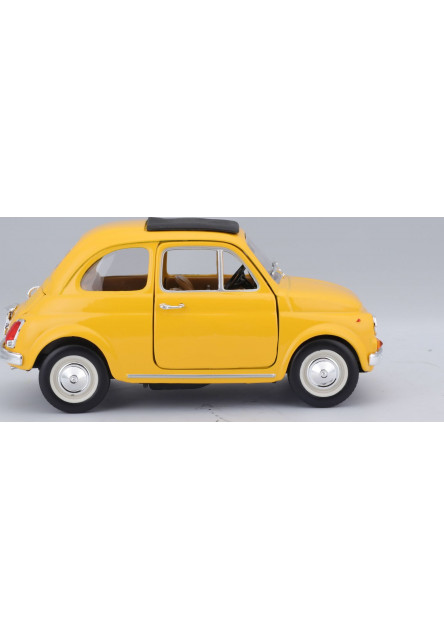 Bburago 1:24 Fiat 500 F 1965 Yellow
